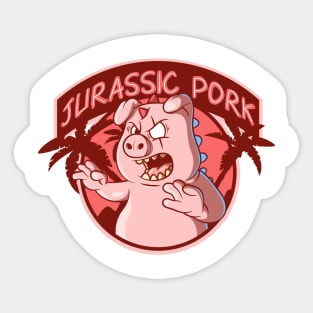 Jurassic Pork! Sticker